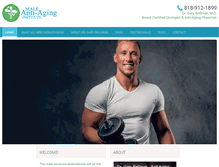 Tablet Screenshot of maleantiaginginstitute.com